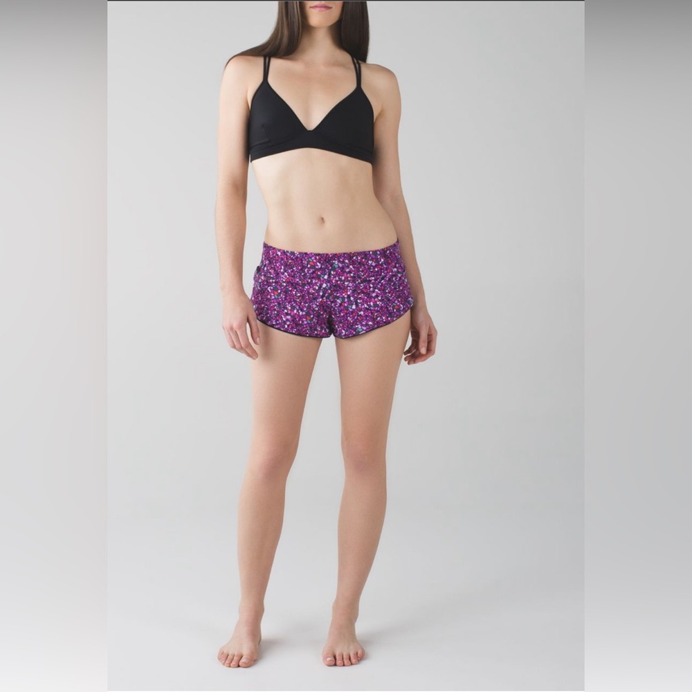 Lululemon Surf Short II RARE FIND 
Paradise Camo Multi / Regal Plum